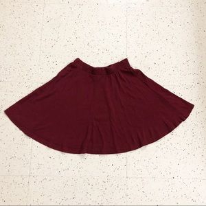 Rue 21 Maroon Mini Skirt